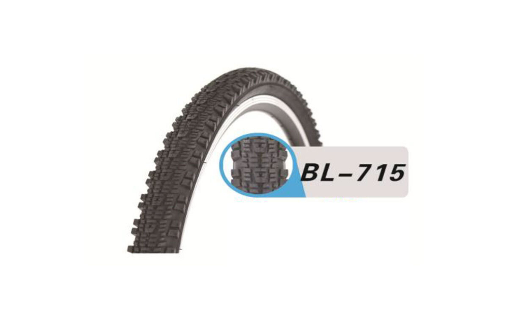 Покрышка TRIX 26"х 2.125 (57-559) TXBL-715, горная средняя, черная