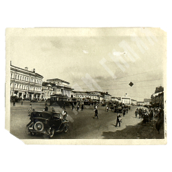 Открытка «Колхозная площадь (Б. Сухаревская Площадь)». 1930-е гг.