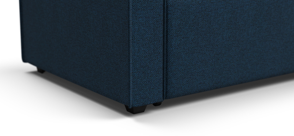 Угловой диван Норд лайт рогожка Мальмо синий