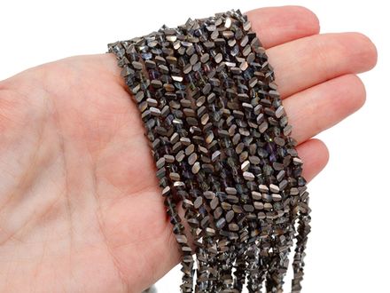 Нить бусин для украшений 4мм (ювелирное стекло)