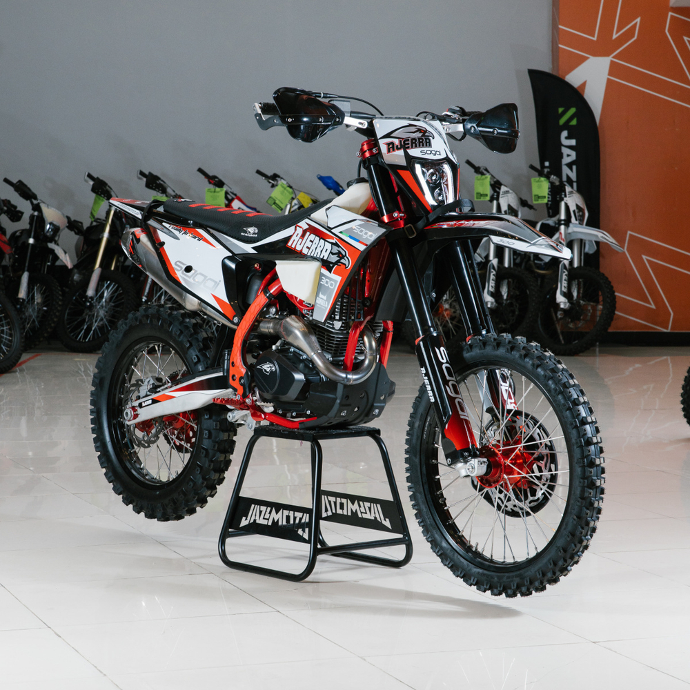 Мотоцикл кроссовый Ajerra SAGAI K9 CB300RL (4 клапана)  Red 21/18
