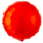 Шар фольгированный Круг 46 см (Красный)