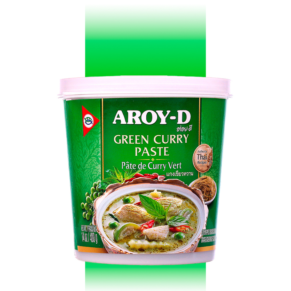 Паста Карри зеленая Aroy-D Green Curry Paste 400 г