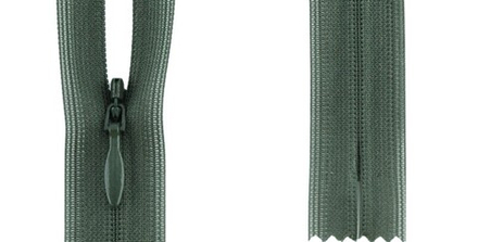 Молния потайная, неразъемная YKK Тип 2 20 см, цв.015