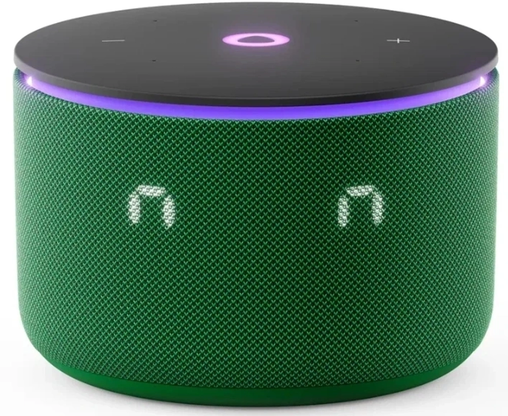 Умная колонка Yandex Станция Мини 3 Про Алиса зеленый 18W 1.0 BT/Wi-Fi (YNDX-00059GRN)