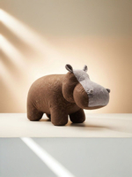 Пуф. Мягкий бегемот-Красавчик. Ручная уникальная эксклюзивная работа пуф в единственном экземпляре