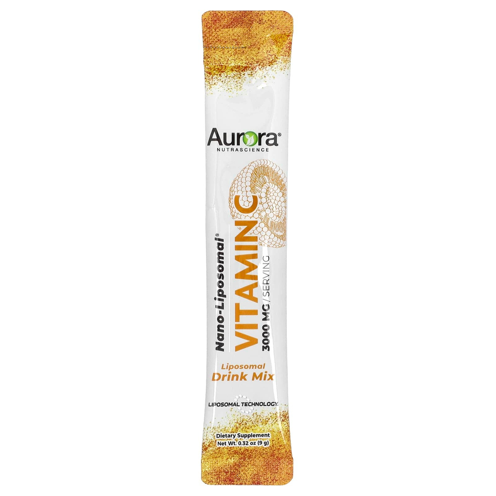 Aurora Nutrascience, Nano-Liposomal®, витамин C, 30 пакетиков по 9 г (0,32 унции)