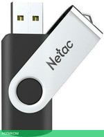 USB Flash-накопитель Netac NT03U505N-016G-30BK Black/Silver