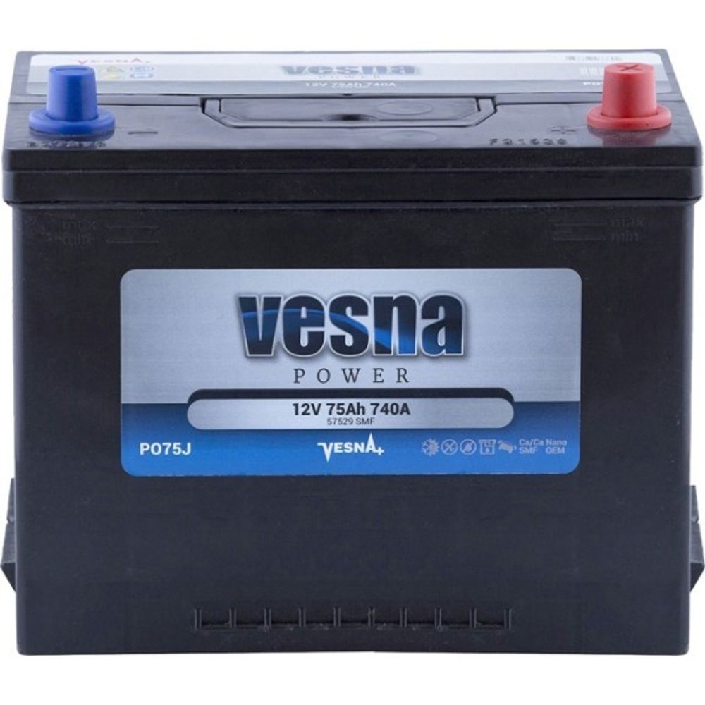 VESNA POWER JIS 6CT- 75 ( 415775 / 415875 ) аккумулятор