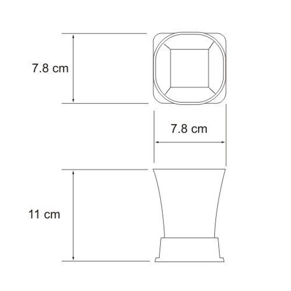 Amper K-5428BLACK Стакан для зубных щеток