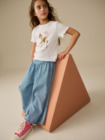 Джинсы широкие для девочки Next E41-667, Синий