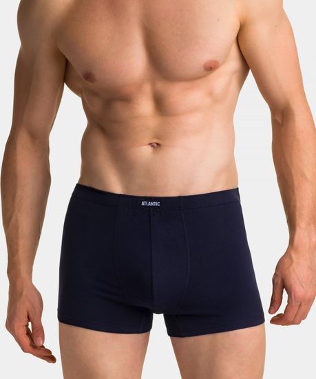 Трусы мужские боксеры (5шт), Atlantic 5SMH-001, темно-синие + деним + светло-голубые