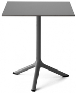 Стол ламинированный обеденный Scab Design Tripe, антрацит, антрацит