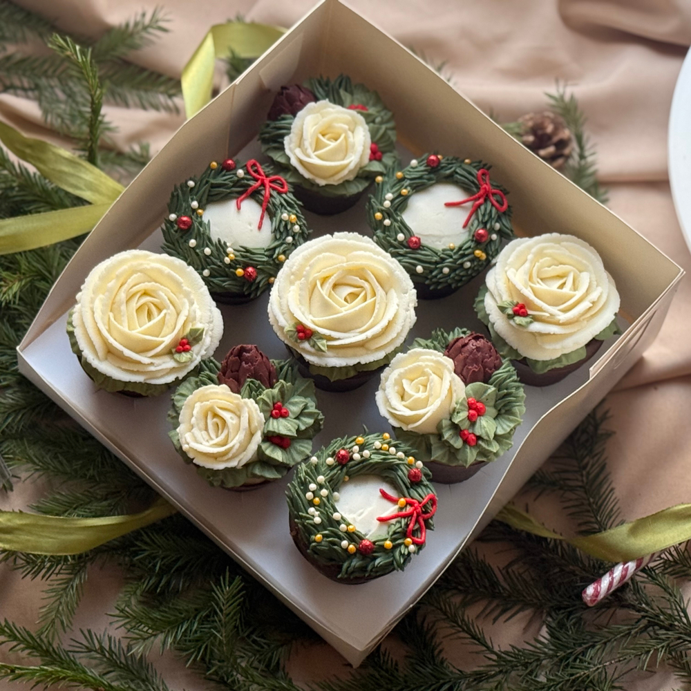 Зимняя коллекция шоколадных горшочков · набор из 9 шт