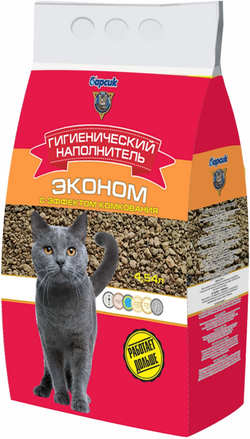 Барсик - Эконом с эффектом комкования 4,54л.