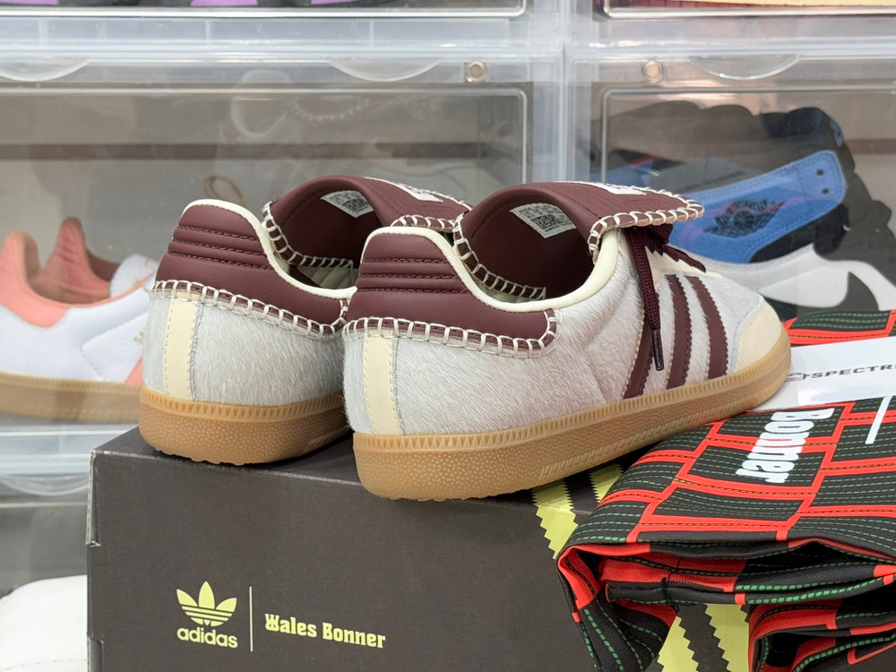 Wales Bonner x Samba Pony Cream White