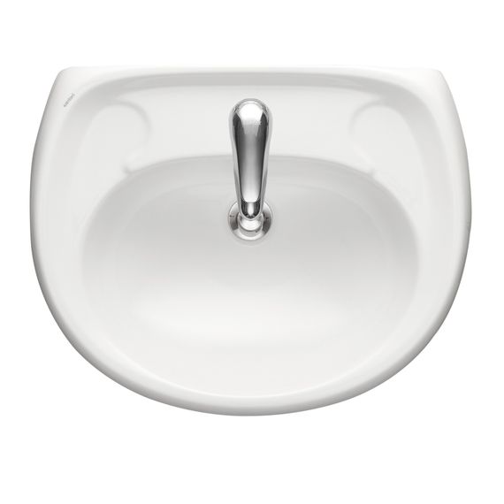 Умывальник Santeri Воротынск 50см без перелива + пьедестал — (2)