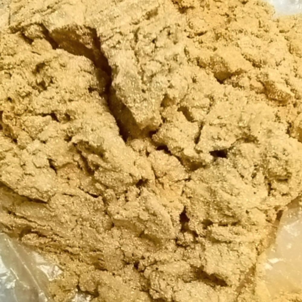 Пигмент 8818 - Золото шелковое 10-60мкм. - универсальный