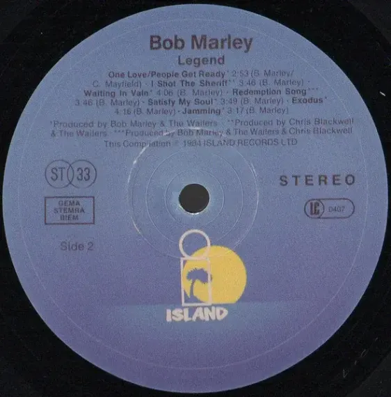 Bob Marley & The Wailers - Legend - The Best Of Bob Marley And The Wailers - LP