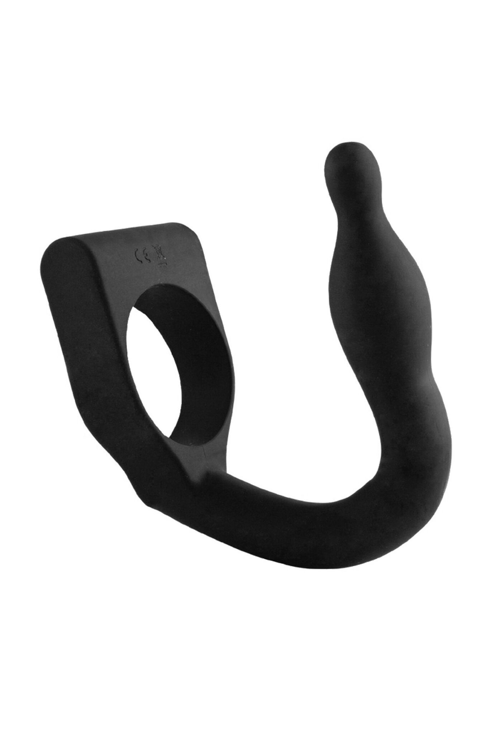 Эрекционное кольцо с вибровтулкой Discovery (Цвет: черный)