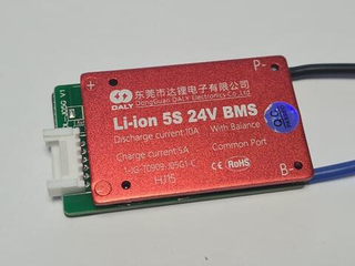 Плата контроля BMS Li-ion 5S 24V 10A