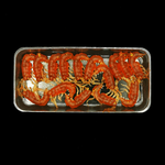 Рыболовные, силиконовые приманки. Рачки мормыш RuBaits Shrimp креветка. Набор для рыбалки на щуку, судака, окуня, форель. Зимняя рыбалка, микроджиг.