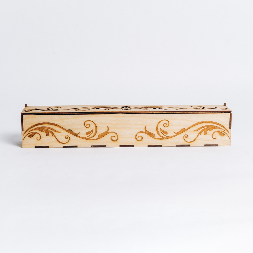 Деревянный Органайзер, короб, футляр для веретена 330 мм. OV15