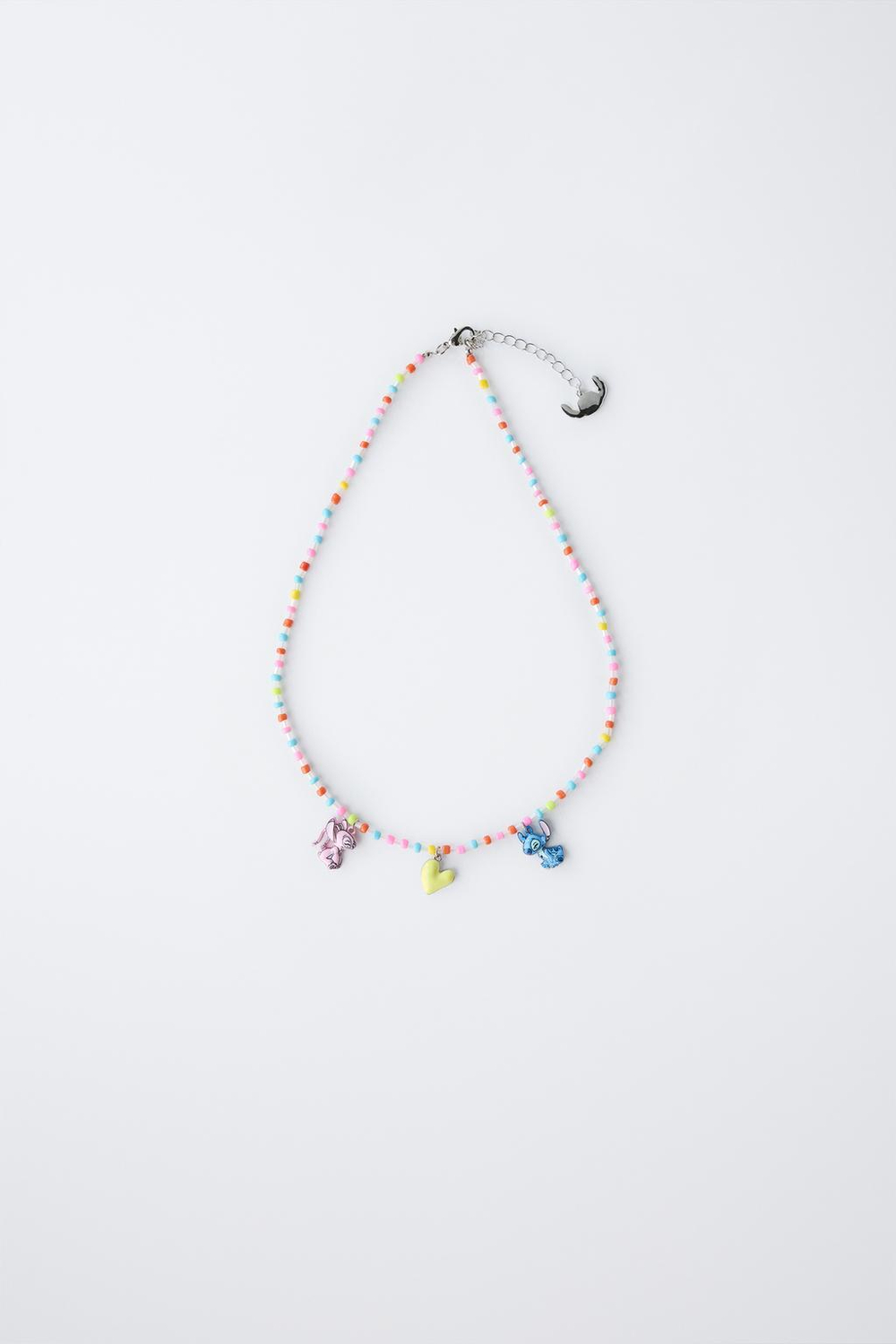 ZARA ОЖЕРЕЛЬЕ ИЗ БУСИН LILO & STITCH © DISNEY, СИНИЙ