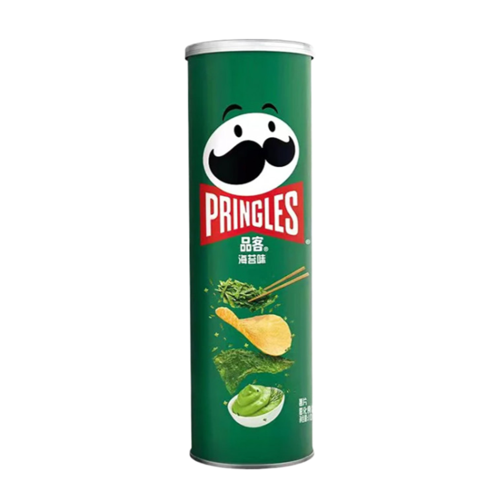 Чипсы PRINGLES Seaweed вкус морской капусты и васаби 110 г