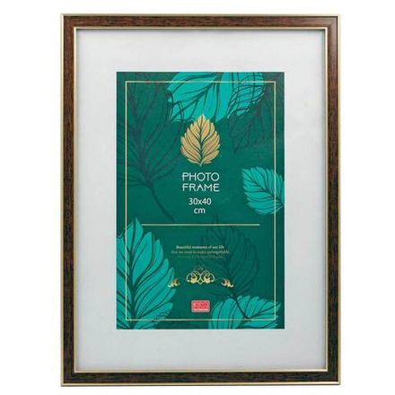 Фоторамка пластик 30х40 см Клерк ореховый