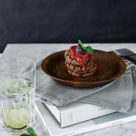 Деревянная тарелка Art of Siberia из сибирского кедра, 18,5 см. T158