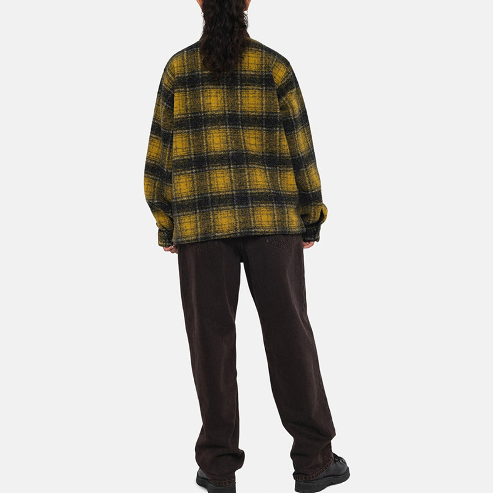 Куртки Stussy FW23 WOOL PLAID ZIP SHIRT, 1110297