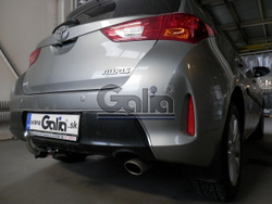 Фаркоп оцинкованный Galia T056C для Toyota Auris хетчбек 2007-2013, 2013-(паспорт и сертификат в комплекте)(без электрики)