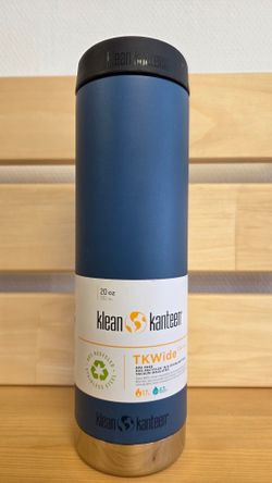 Термокружка Klean Kanteen TKWide Cafe Cap 20oz (592 мл) Real Teal (мелкие потертости)