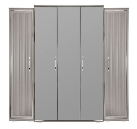 Замира (Эра) Шкаф пятидверный (серый камень)