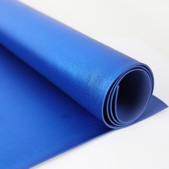 Фоамиран металлизированный 2 мм 60х70 см (Индиго)