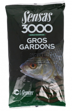Прикормка Sensas 3000 GROS GARDONS Noir 1кг