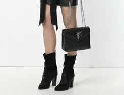 Сумка Saint Laurent Monogram Loulou Small Черный