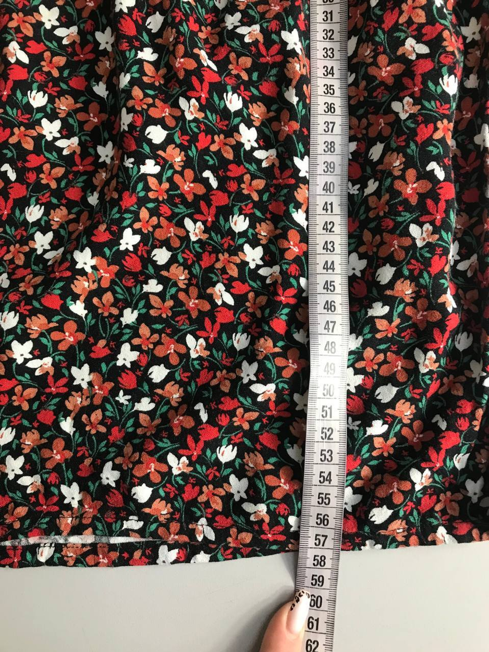 Блузка Kiabi цветочная, маркировка S, визуально 44 размер