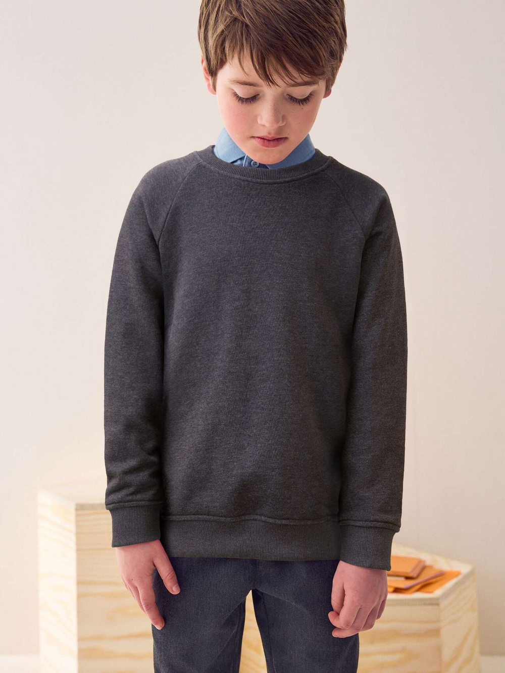 Толстовка для мальчика Next 162-853, Темно-серый