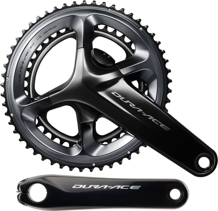 Шатуны с измерителем мощности Shimano Dura-Ace 9100P 172,5мм 52/36 зуб.