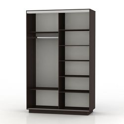 Шкаф-купе "Экспресс Фото Дуо" (венге/море) 2400х1400, МК Е1, г. Белореченск