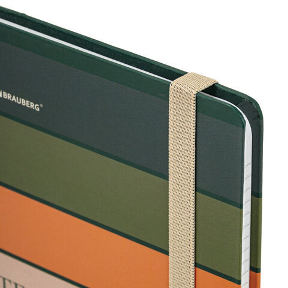 Блокнот с резинкой в клетку 96 л., БОЛЬШОЙ ФОРМАТ А4 204х299 мм, BRAUBERG, "Classic", 115529