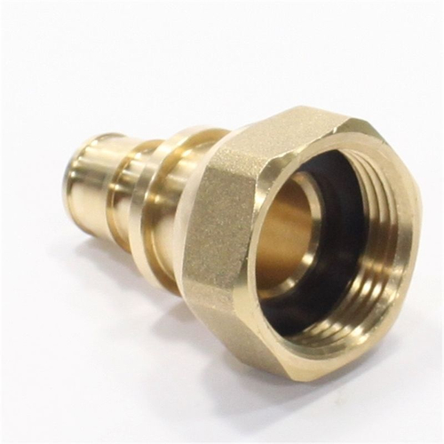 Переходник 16-3/4", WAAG Xpand, обж.кольцо-резьба, вн., латунь, с накид.гайкой