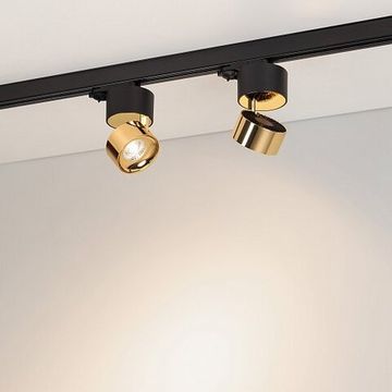Трехфазный трековый светильник 9W 4000K 038107 латунь sp-plurio-track-4tr-r77-9w day4000 (bk-brs, 36 deg, 230v) Arlight