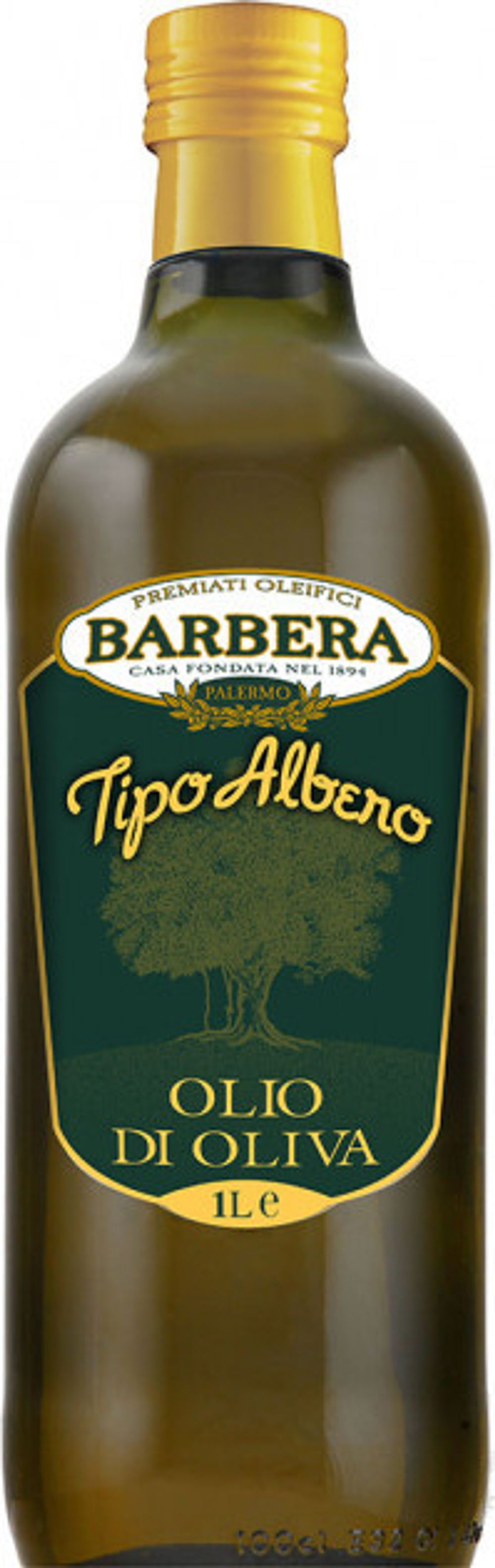 Оливковое масло BARBERA Tipo Albero Olio di Oliva (Pure), 1 л, Италия
