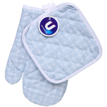 Прихватка в наборе варежкой «Тоскана», цвет голубой