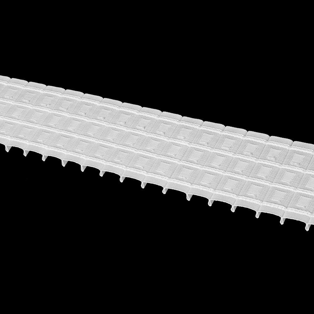 Шторная лента Oz-Is арт. 3960 Р, коэф сборки 1:2,0, цвет белый (ширина 65 mm)