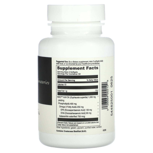 DaVinci Laboratories, Криль, масло, 60 капсул