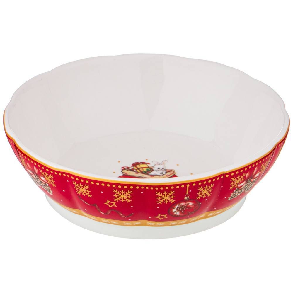 РОЗЕТКА "CHRISTMAS COLLECTION", ДИАМЕТР 12,5 СМ, ВЫСОТА 3,5 СМ. (КОР=56ШТ.)